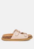 Totem Cork-Textured Slip-On Sandals-0