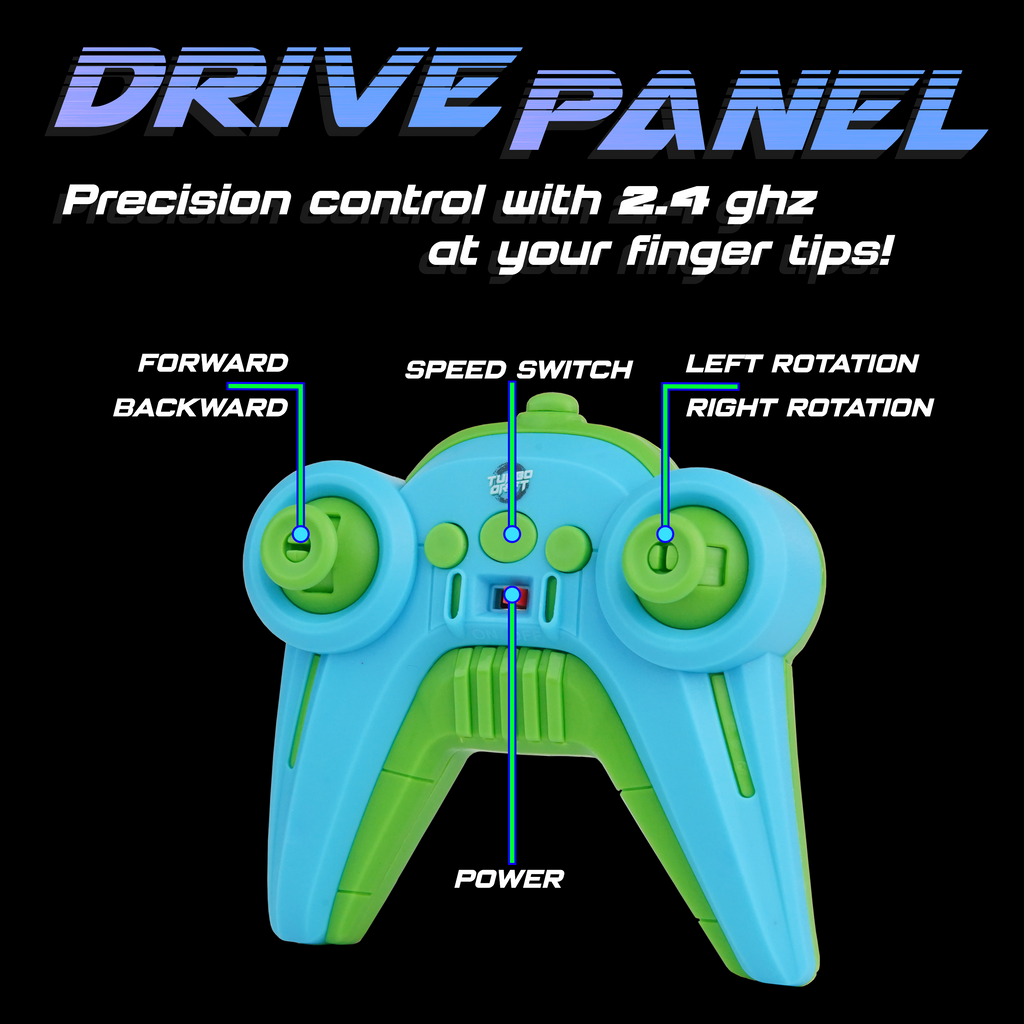 Force1 High-Speed Drift RC Car – Blue-4