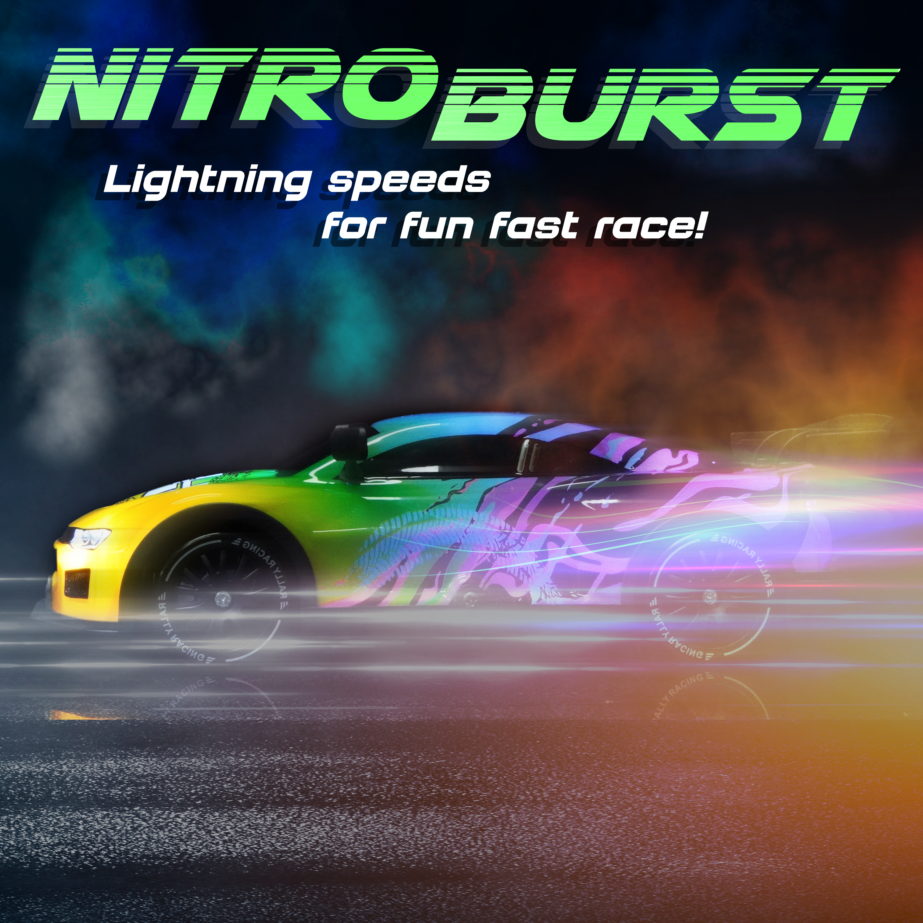 Force1 High-Speed Turbo Drift Racing RC Car-2
