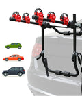 NNEDSZ 3 Bike Universal Cycle Bicycle Car Rear Carrier Rack Hanger Mount for Car Sedan Hatchback Minivan SUV-0