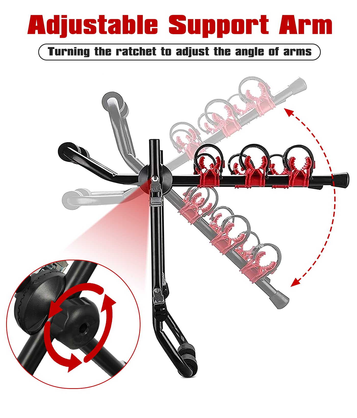 NNEDSZ 3 Bike Universal Cycle Bicycle Car Rear Carrier Rack Hanger Mount for Car Sedan Hatchback Minivan SUV-1