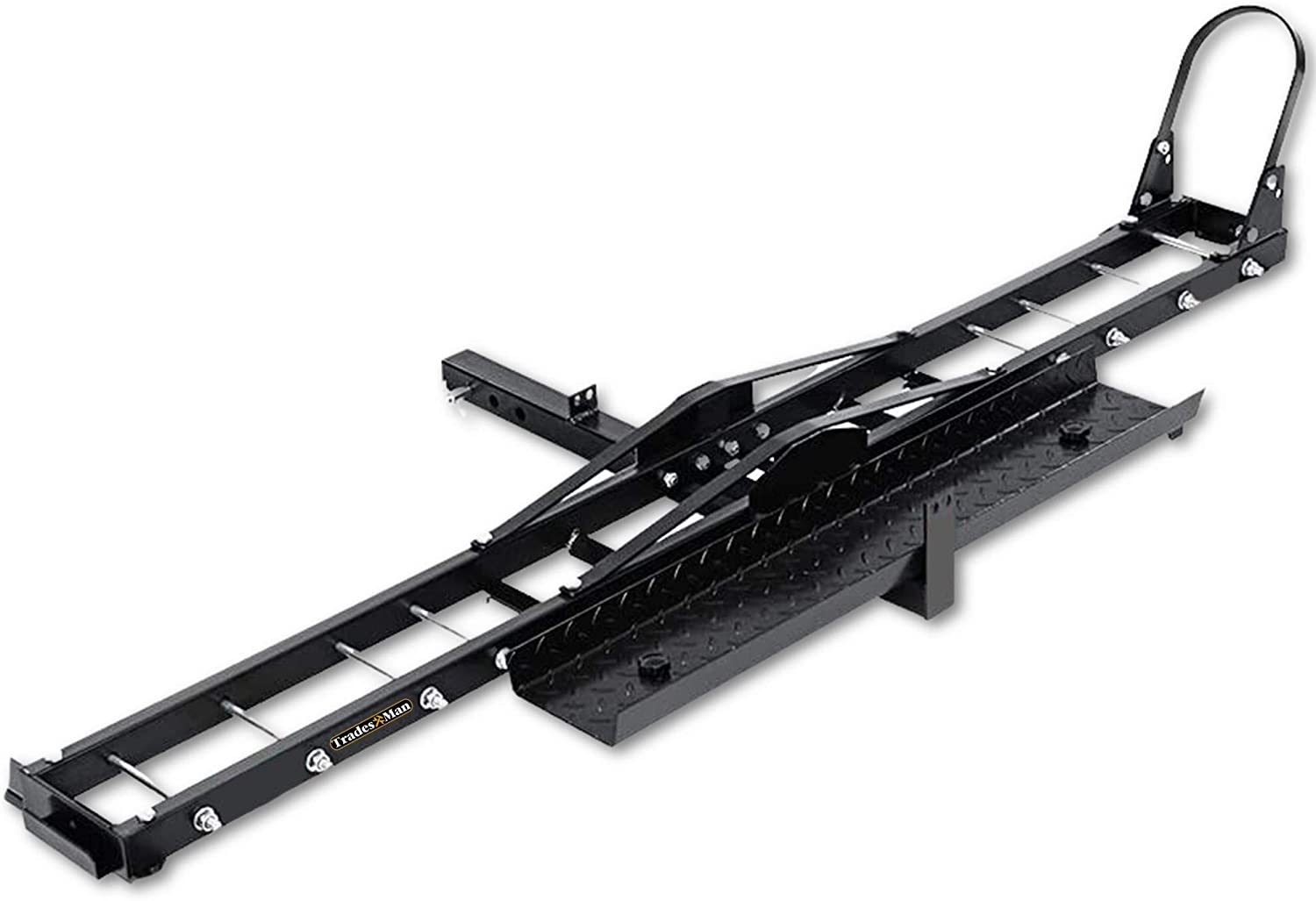 NNEDSZ Motorcycle Motorbike Carrier Rack Towbar Arm Rack Dirt Bike Ramp-0