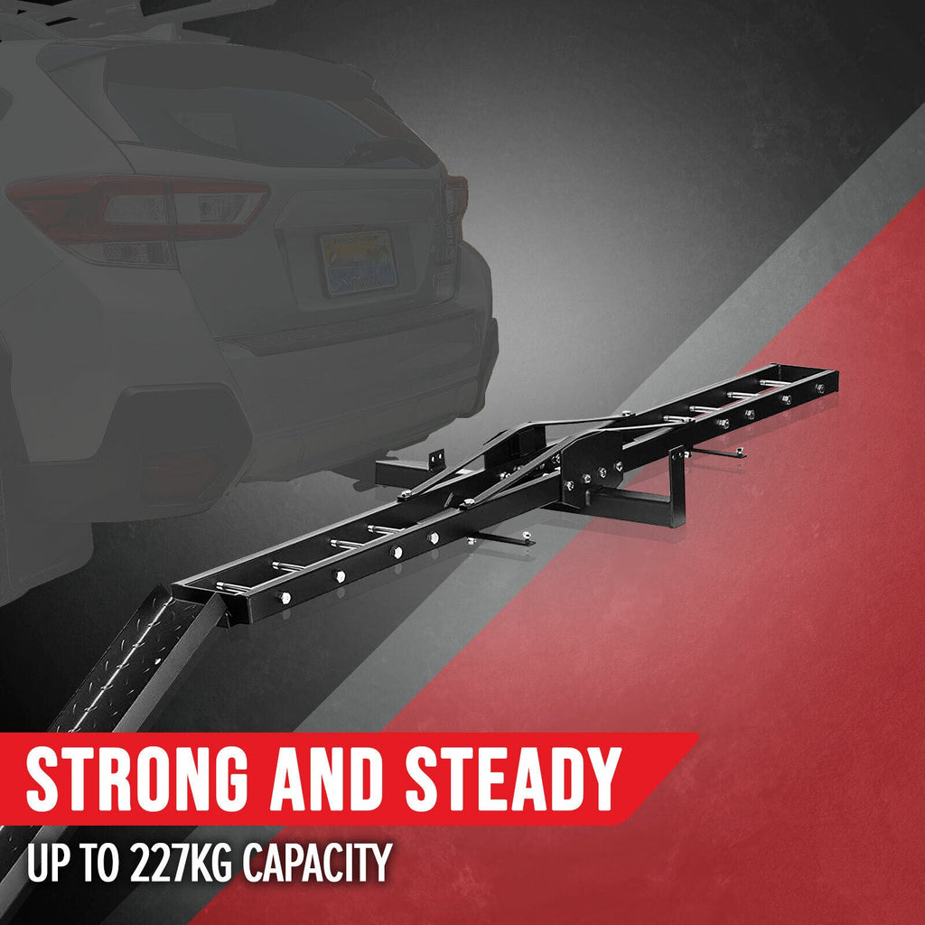 NNEDSZ Motorcycle Motorbike Carrier Rack Towbar Arm Rack Dirt Bike Ramp-1