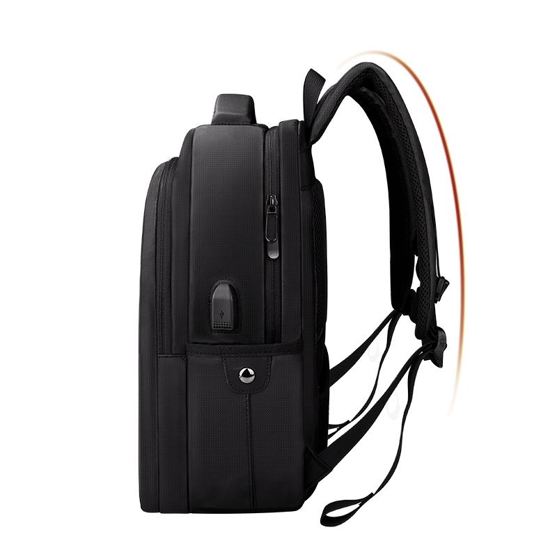 NNEDSZ Waterproof Laptop Backpack with Usb Interface for 15 Laptops - Black