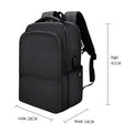NNEDSZ Waterproof Laptop Backpack with Usb Interface for 15 Laptops - Black