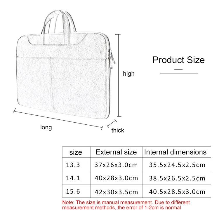 NNEDSZ Waterproof Portable One-shoulder Handbag for 14.1 Laptops with Magic Stick & Suitcase Belt - Pu Leather Zipper Hidden Strap - Pink