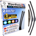 2011 Honda Fit Wiper Blades w/1yr Wear Warranty (Set of 3) w/Rear Wipers-0