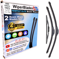 2000 Subaru Legacy Wiper Blades w/2yr Wear Warranty (Set of 3) w/Rear Wipers-0