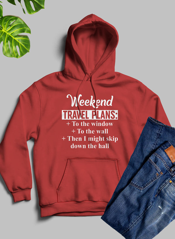 Weekend Travel Plans Hoodie-0