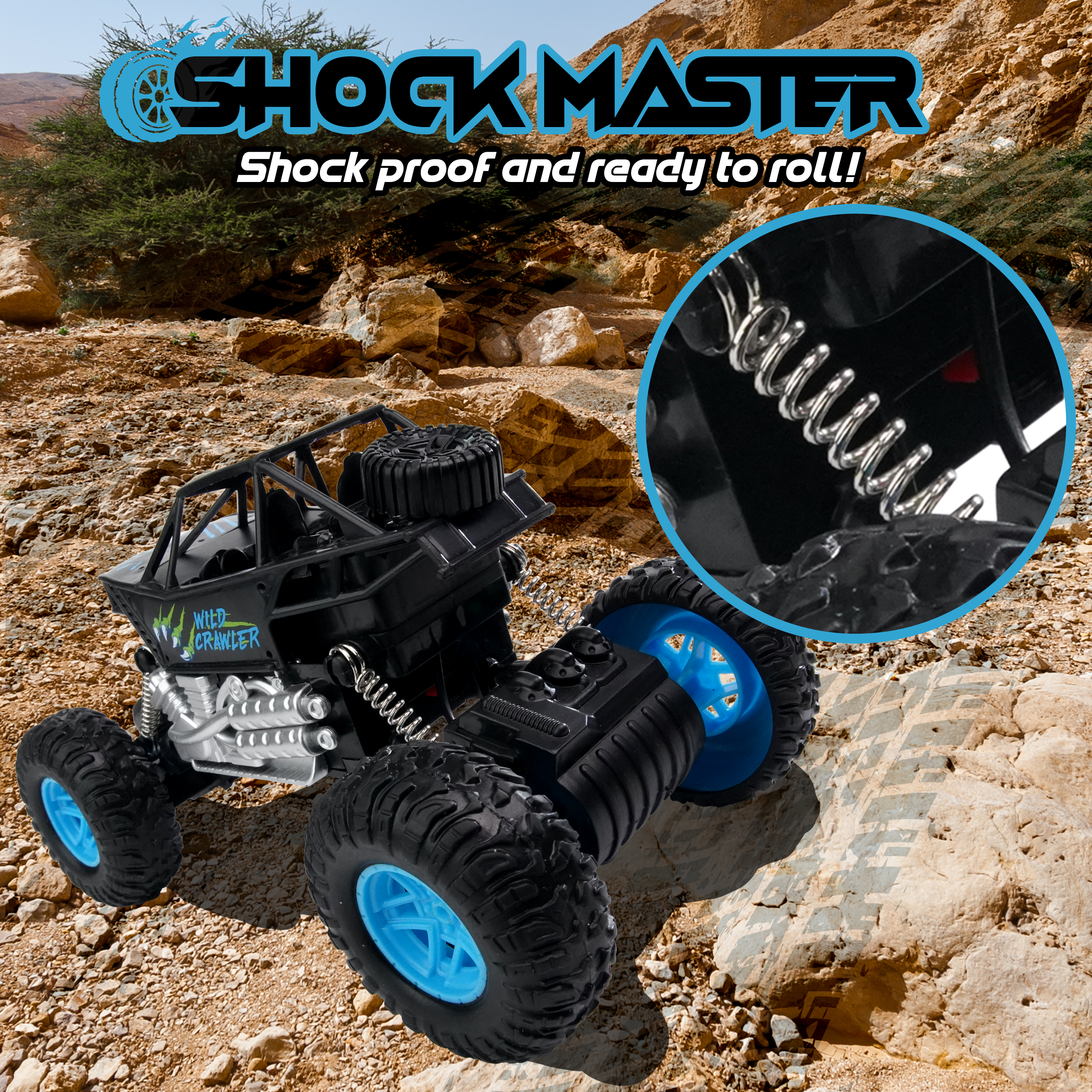 USA Toyz Wild Crawler RC Monster Truck