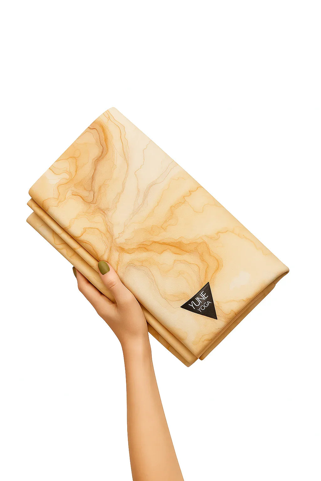 Calacatta Foldable Travel Yoga Mat – 2mm Lightweight, Non-Slip, Eco-Friendly Mat for On-the-Go Practice | Yune Yoga-2