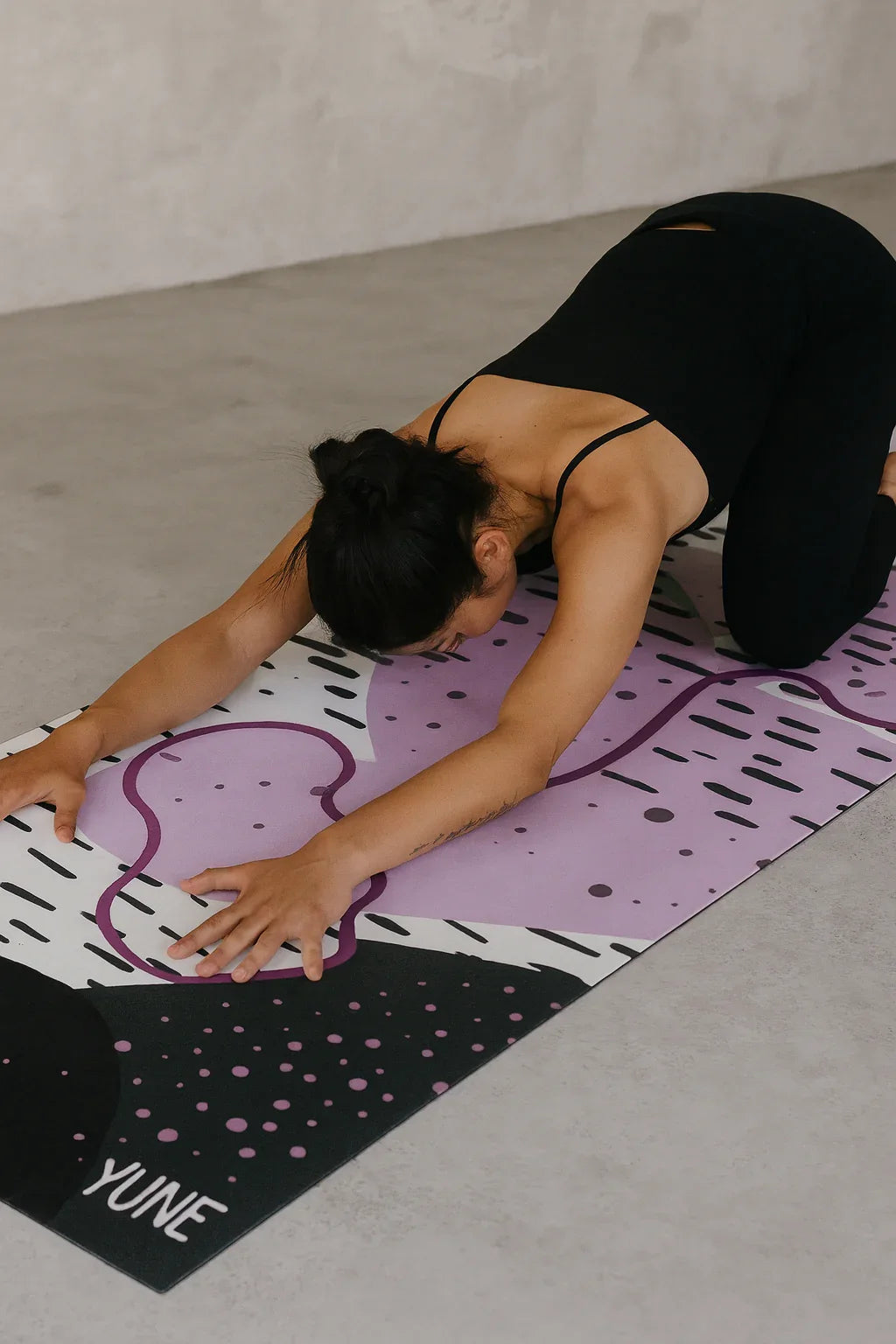 Yoga Mat | 6mm Thick | Pink | Non-Slip | Eco Friendly | Yune Yoga | Boulder-1
