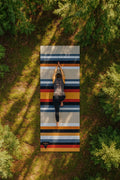Falcons Rest Yoga Mat – 6 mm Extra Thick, Double-Sided Non-Slip, Eco-Friendly PER with Multi-Color Trail-Inspired Design | Yune Yoga-0