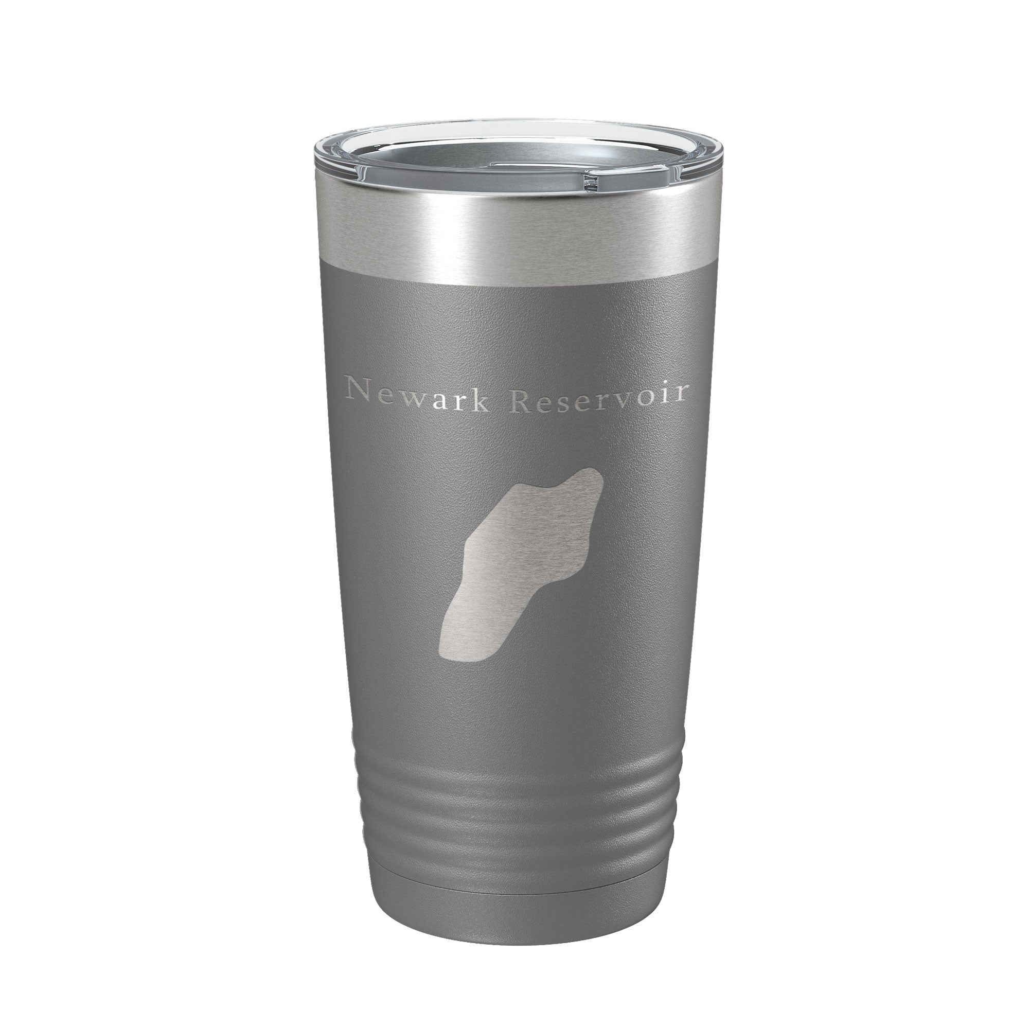 Newark Reservoir Tumbler Lake Map Travel Mug Insulated Laser Engraved Coffee Cup Delaware 20 oz-16