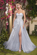 Angelonia Diamond Glitter Corset Gown-0