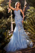 Fit & Flare Embellsihed Gown-0