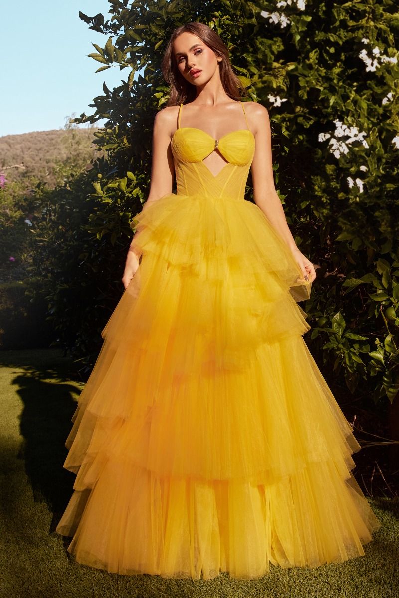 Tiered Ruffle Ball Gown-2