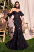 Detachable Wings Mermaid Gown-0