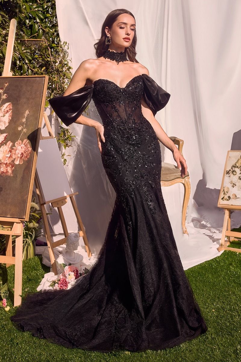 Detachable Wings Mermaid Gown-1