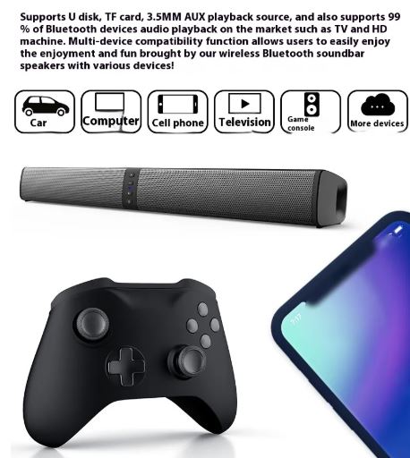 Computer Desktop Split Wireless Bluetooth Speaker