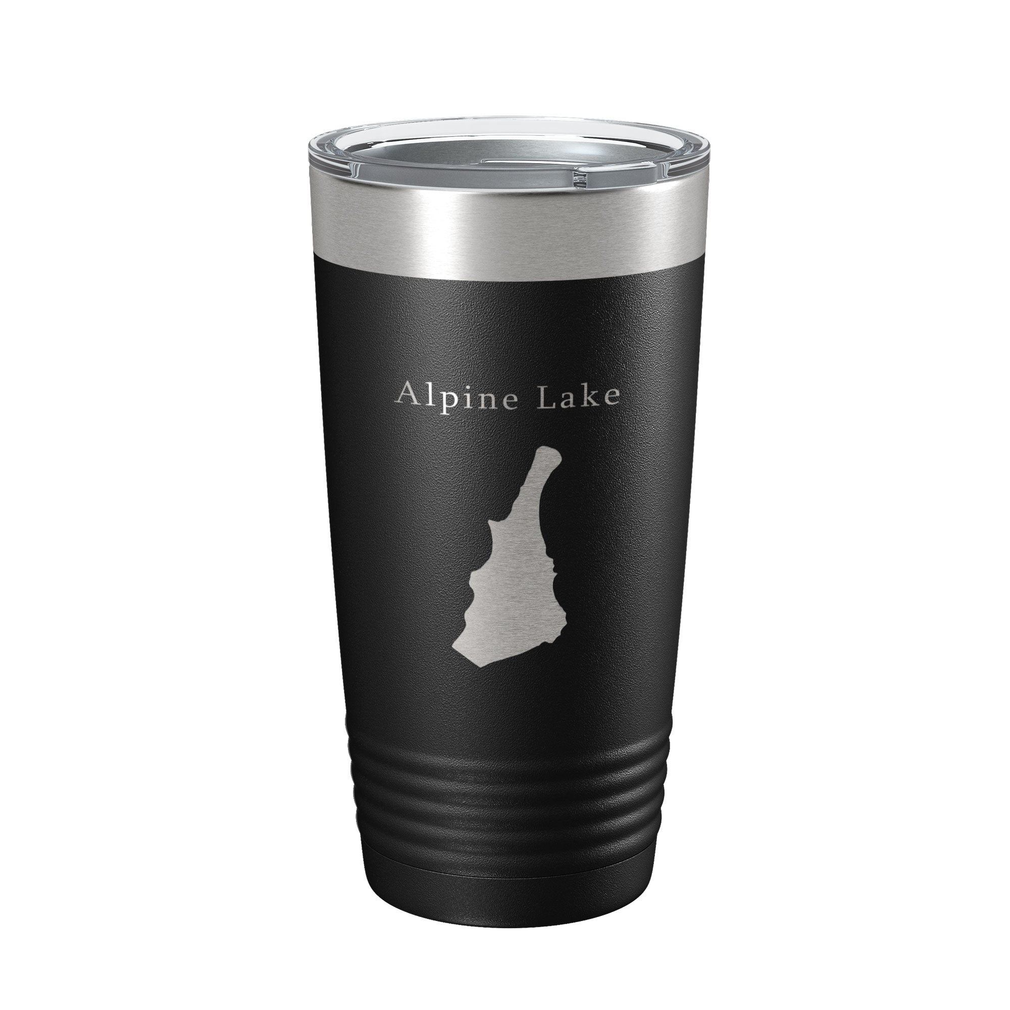 Alpine Lake Hull's Map Tumbler Travel Mug Insulated Laser Engraved Coffee Cup West Virginia 20 oz-0