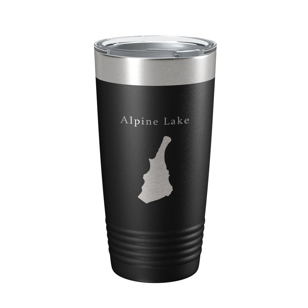Alpine Lake Hull's Map Tumbler Travel Mug Insulated Laser Engraved Coffee Cup West Virginia 20 oz-5