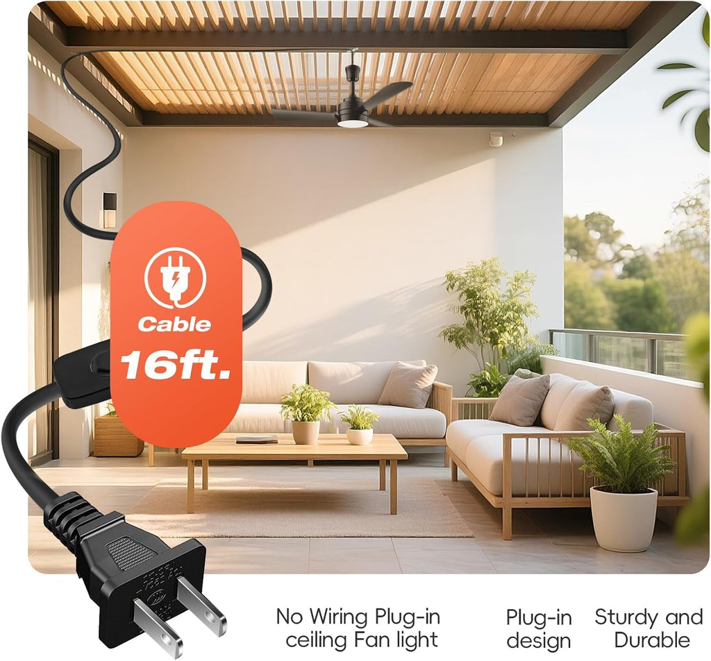 Industrial Strength 28 Inch Gazebo Ceiling Fan Light-3