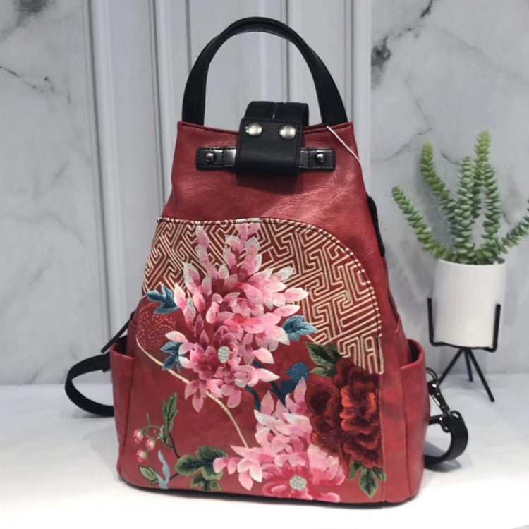 Vintage Chinese Embroidery Handbag with Qipao Style