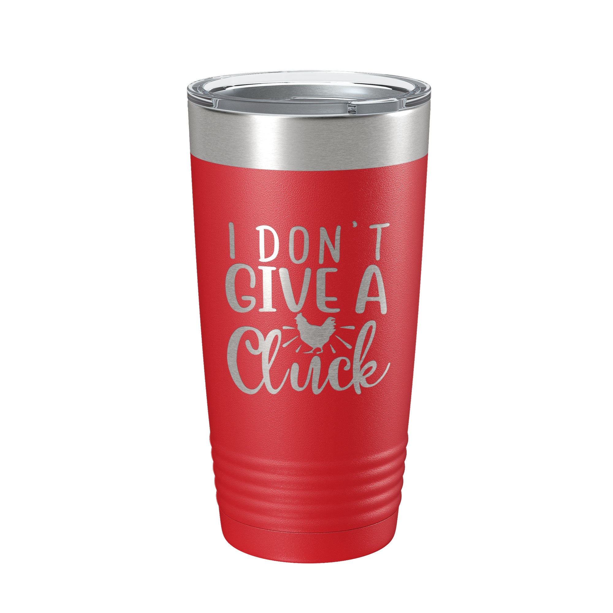 I Don't Give A Cluck Tumbler Funny Chicken Travel Mug Gift Insulated Laser Engraved Coffee Cup 20 oz-10
