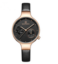 Multifunctional Quartz Leather Strap Watch