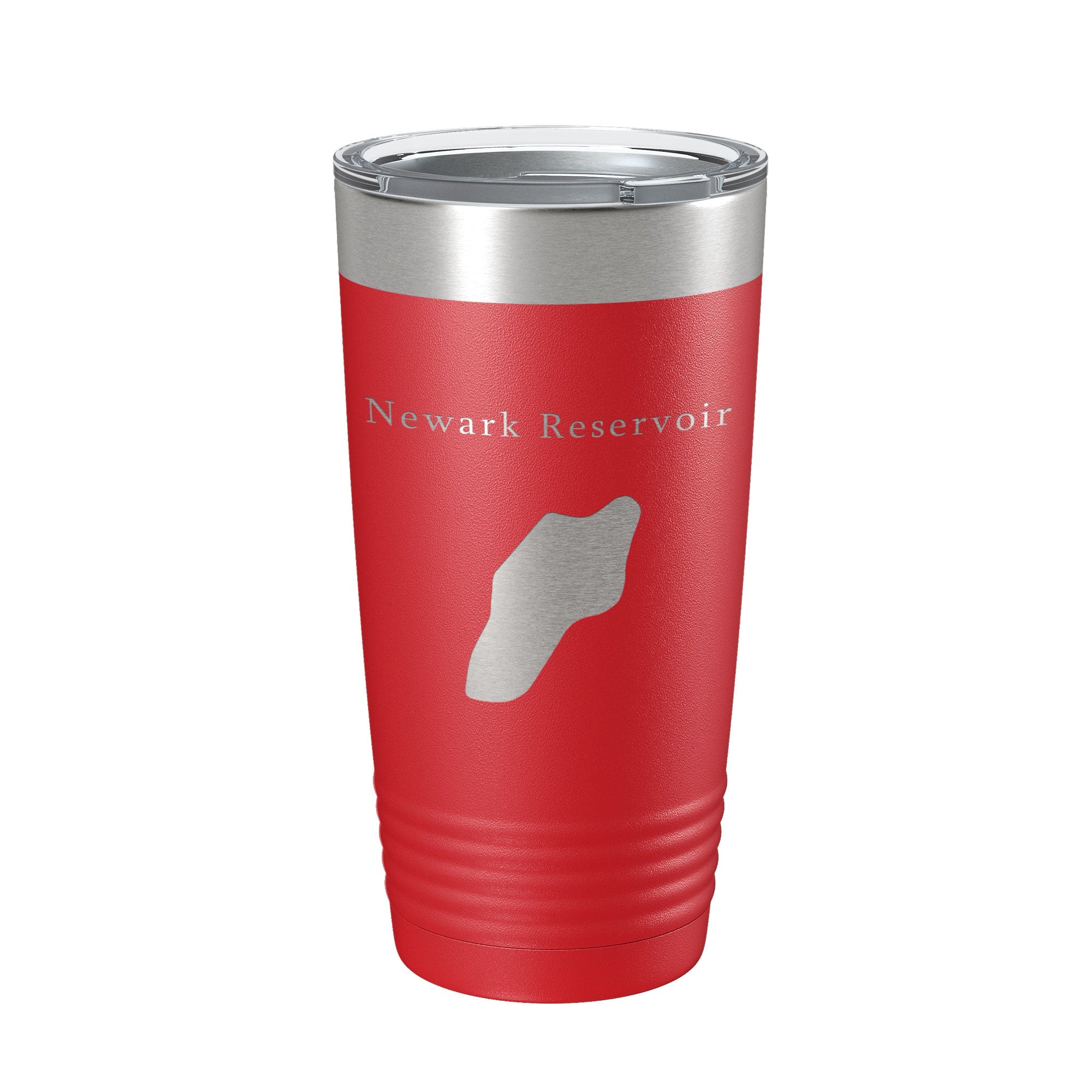 Newark Reservoir Tumbler Lake Map Travel Mug Insulated Laser Engraved Coffee Cup Delaware 20 oz-10