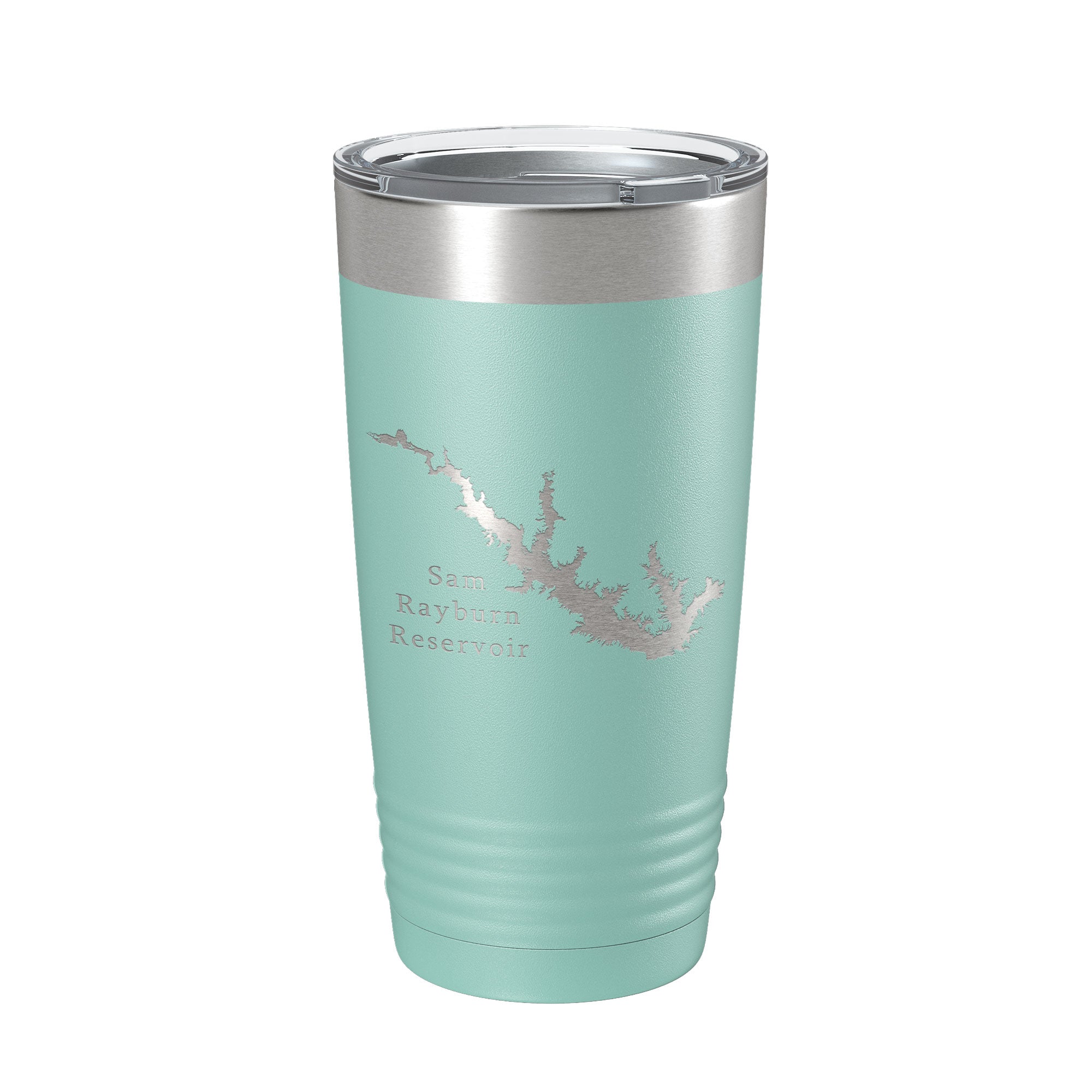 Sam Rayburn Reservoir Tumbler Lake Map Travel Mug Insulated Laser Engraved Coffee Cup Texas 20 oz-12