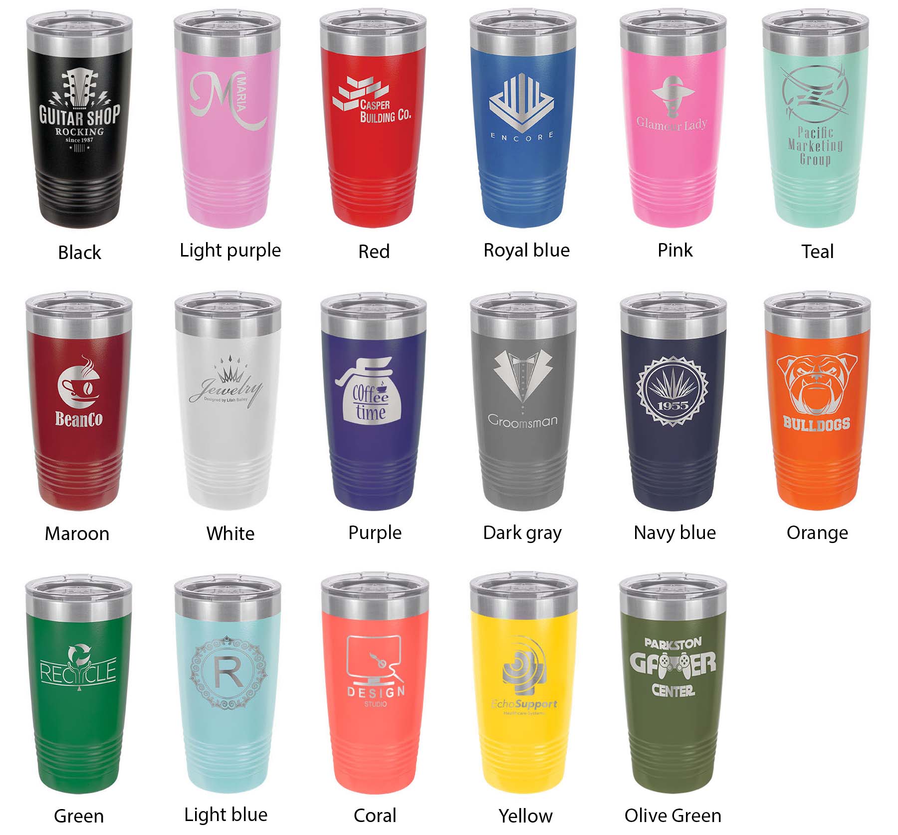 I Don't Give A Cluck Tumbler Funny Chicken Travel Mug Gift Insulated Laser Engraved Coffee Cup 20 oz-3