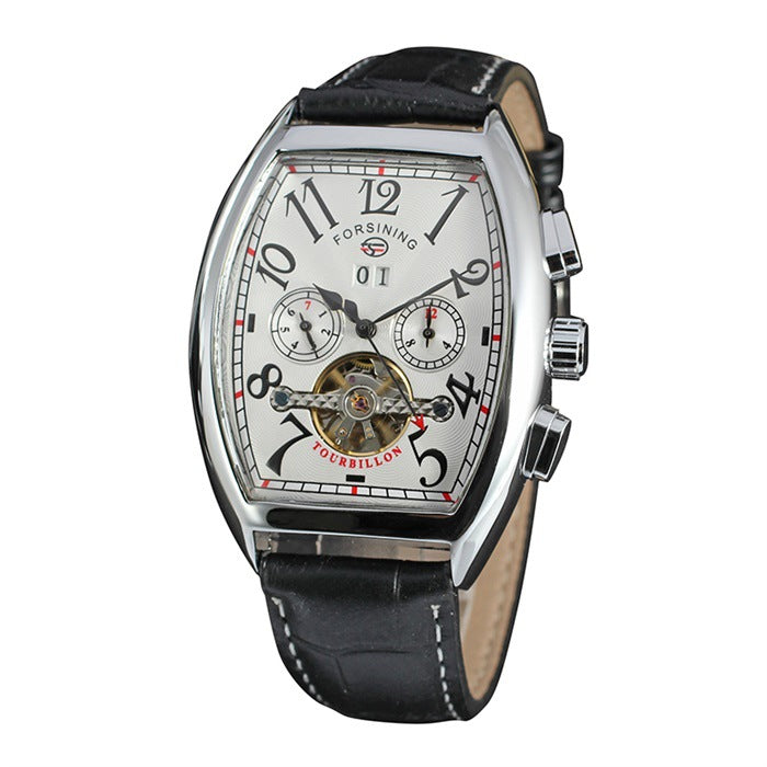 FORSINING Automatic Leather Strap Watch