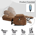 Dual Motor Lift Recliner Chair With Heat And Massage