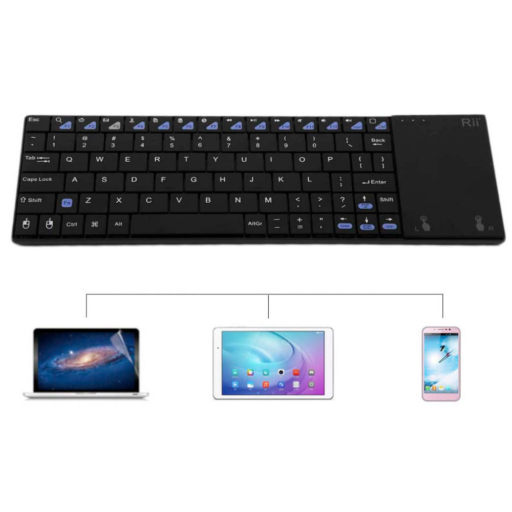 Rii K12 2.4G Mini Multimedia Wireless Keyboard & Mouse