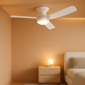 42Inch Ultra Bright LED White Ceiling Fan With Remote-0