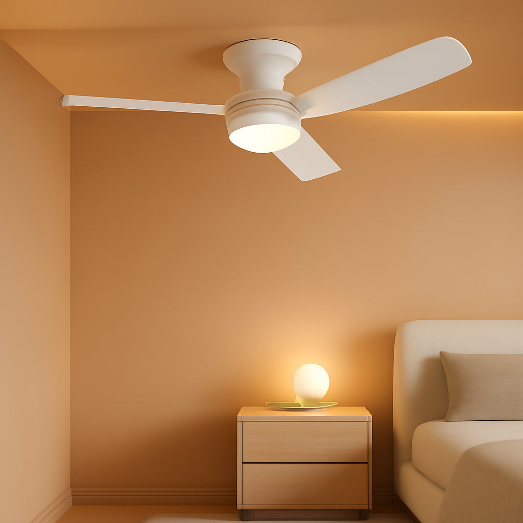 42Inch Ultra Bright LED White Ceiling Fan With Remote-0