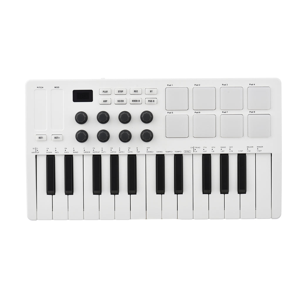 M-VAVE 25-Key Portable USB MIDI Controller Keyboard