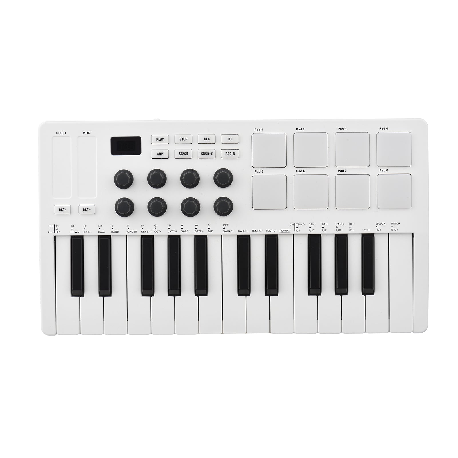M-VAVE 25-Key Portable USB MIDI Controller Keyboard