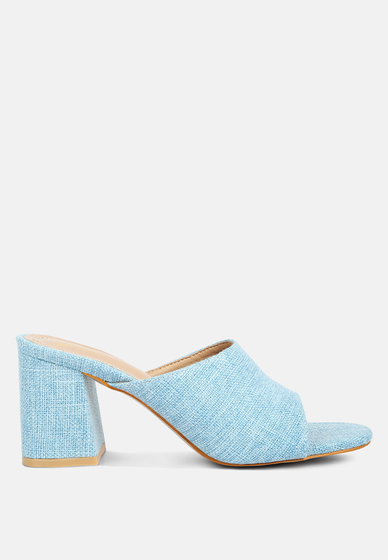 Addie Block Heel Slip On Sandals-0