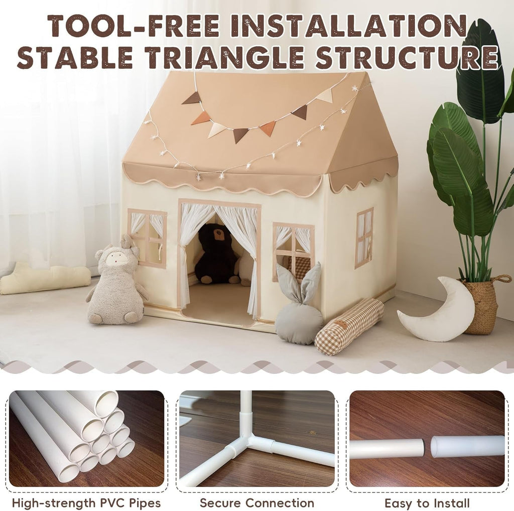 Large Multifunctional Indoor Kids Tent Cushioned Mat