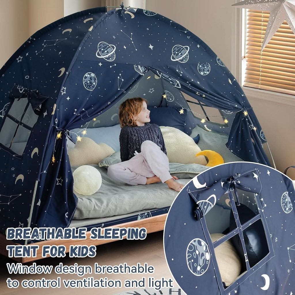 Twin Bed Tent Galaxy Dome World building Play spaces-3