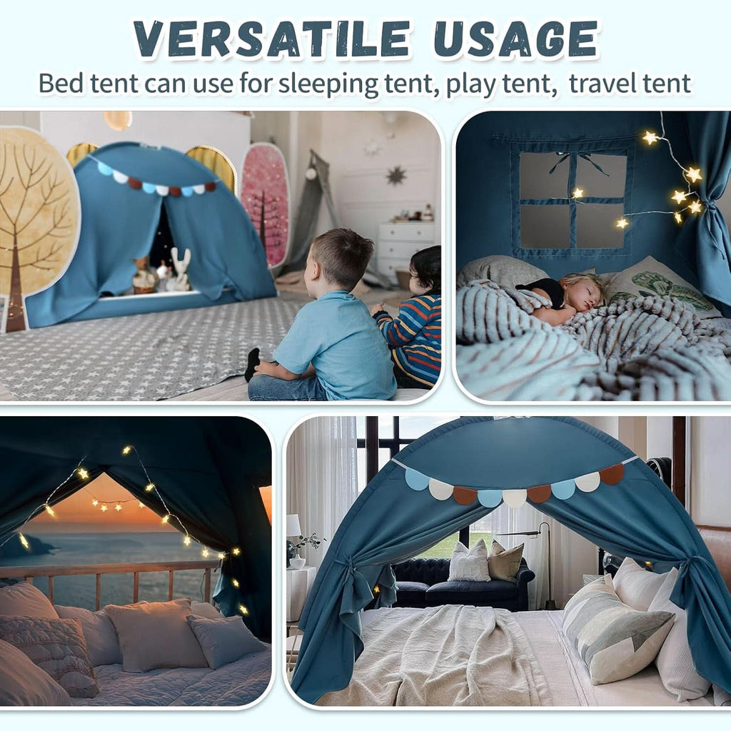 Fullsize Bedroom Canopy Playroom Privacy Tent Deluxe-4