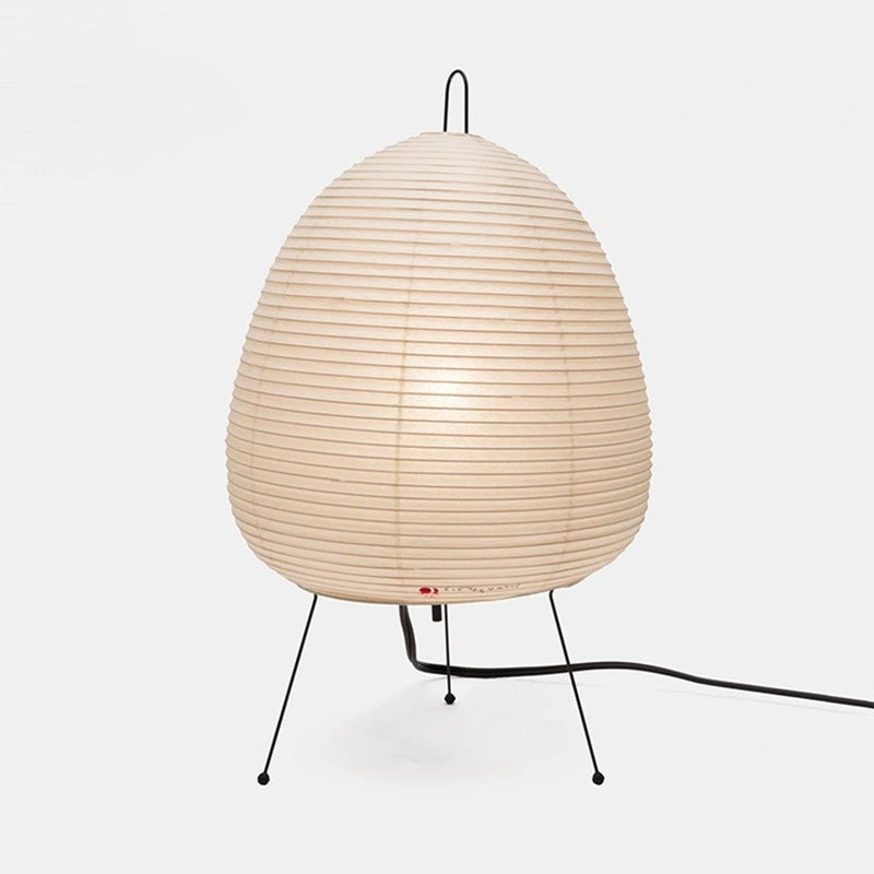 Japanese Wabi-Sabi Rice Paper Table Lamp-2