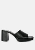 Artemisa Block Heel Slip On Sandals-5