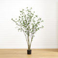 Minimalist Artificial Citrus Tree - 7'-0
