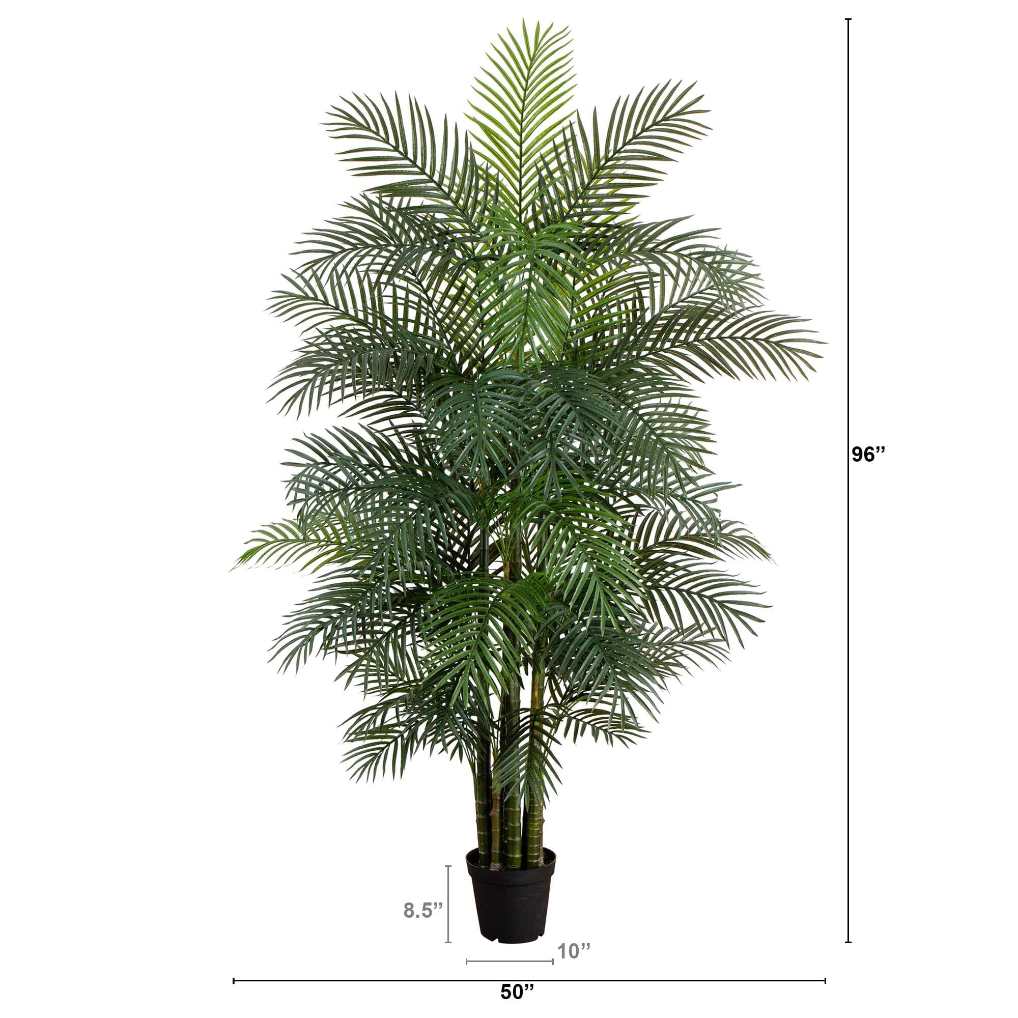 UV Resistant Artificial Areca Palm Tree (Indoor/Outdoor)-3