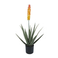Premium Artificial Aloe Vera with Orange Flower 33.5in