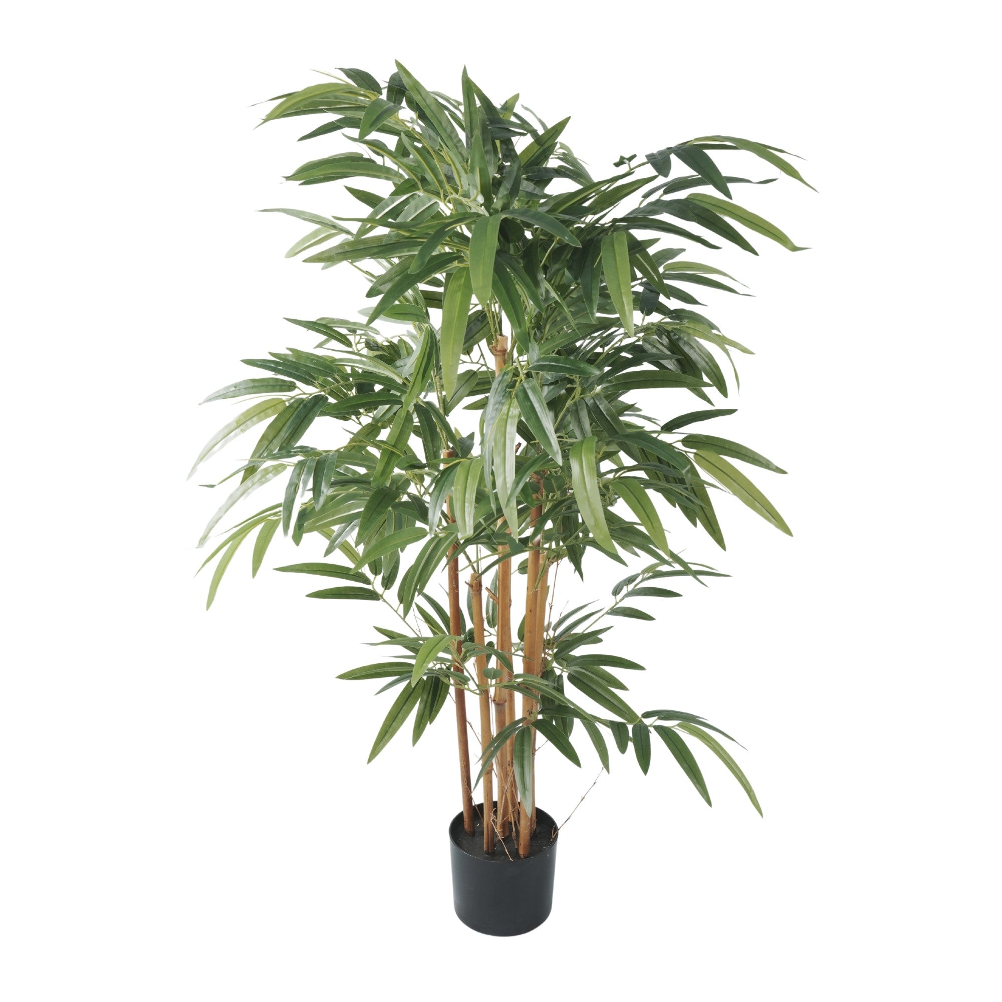 Potted Bamboo Natural Trunk Artificial Tree 47.2in-0